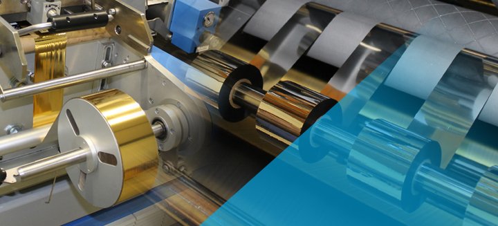 Hot Stamping Foils — Metallic and pigment foils for greeting cards, cartons, labels, and commercial printing.